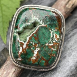 Chrysocolla Malachite Ring