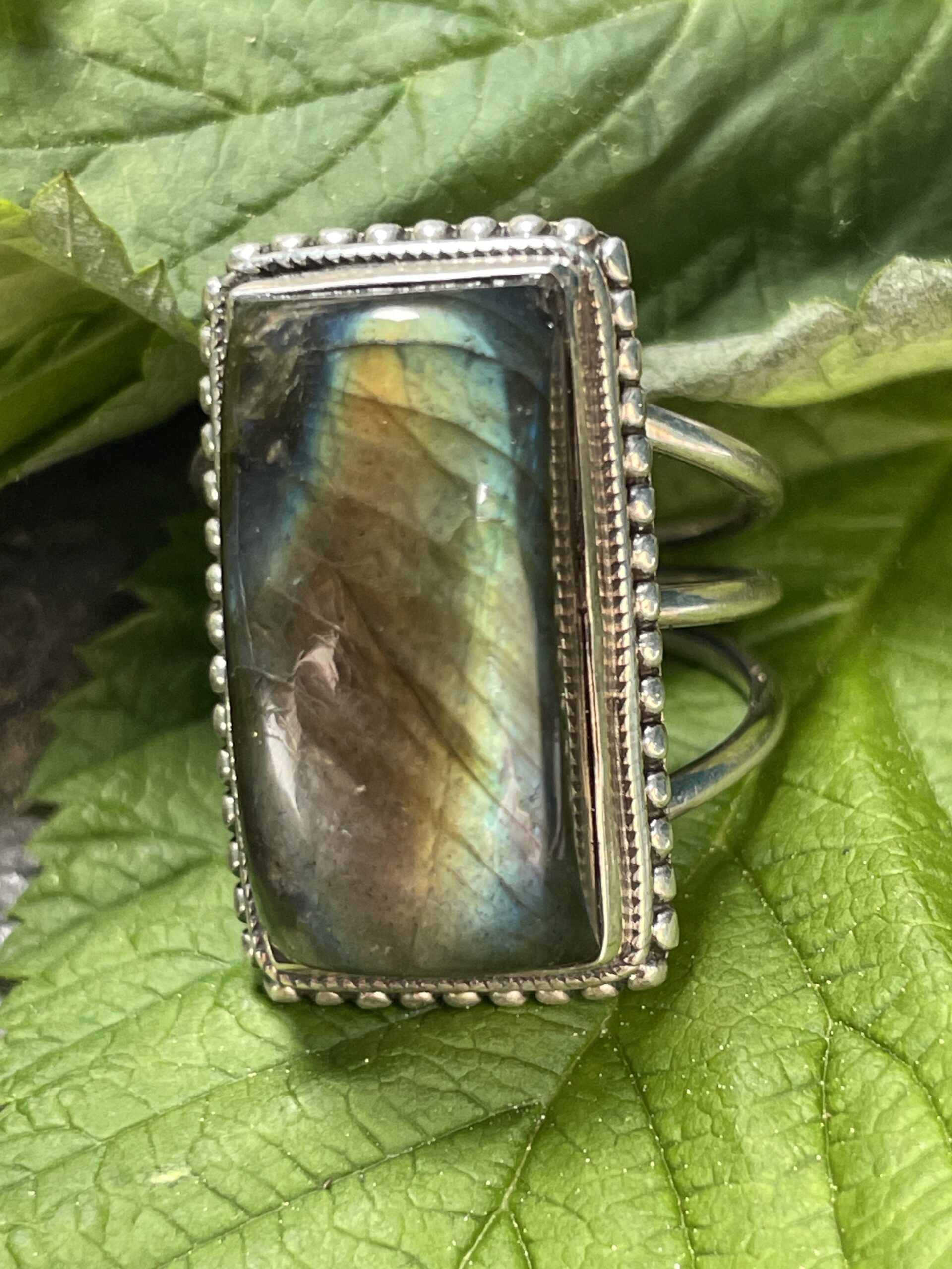 Flash Labradorite Ring - Image 2
