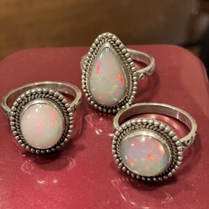 Ethiopian Fire Opal Ring